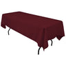 Polyester Rectangular Tablecloth Polyester Fabric - Wrinkle-Resistant, Stain-Proof, Washable, 60" X 144"