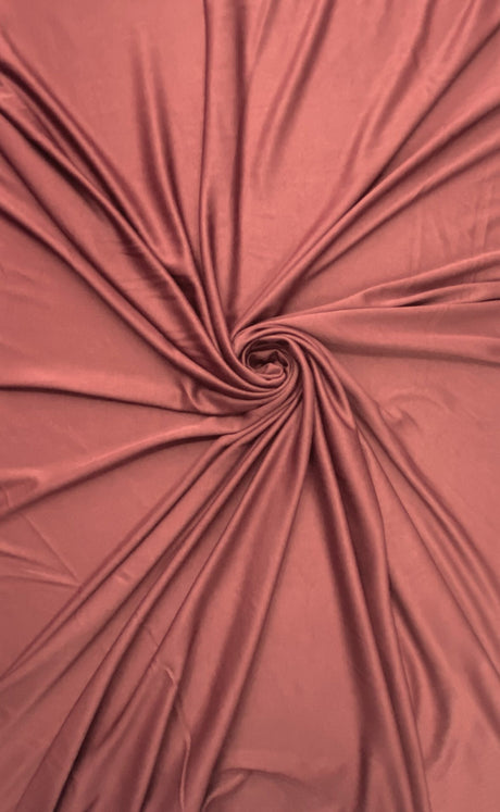Stretch Lining Polyester Fabric - Burgundy, Matte Soft, 60" Width (1 Yard)