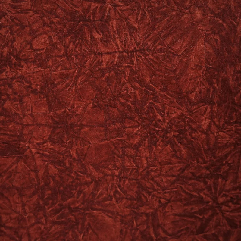 Crushed Velvet Flocking Nylon Fabric - 58/60" Width, 140 GSM, No Stretch, Multiple Colors (1 Yard)