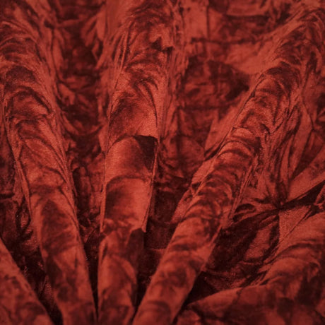 Crushed Velvet Flocking Nylon Fabric - 58/60" Width, 140 GSM, No Stretch, Multiple Colors (1 Yard)