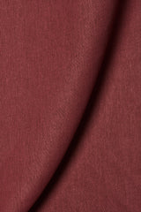 1 Yard Burgundy Linen Silk Blend Fabric Soft Finish Woven Midweight 54" Width