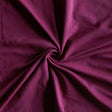 Cotton Lycra Jersey Knit Fabric Burgundy