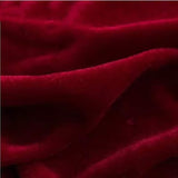 Thickened Golden Velvet Fabric Red Black Wedding Background Cloth Curtain Stage Decoration Conference Tablecloth Velvet Fabric