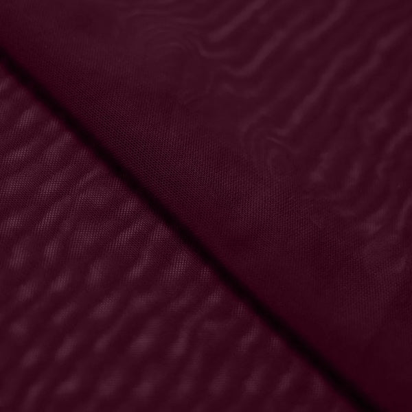 Power Mesh Nylon Spandex Fabric - 4-Way Stretch, 58" Width, 83 GSM (1 Yard)