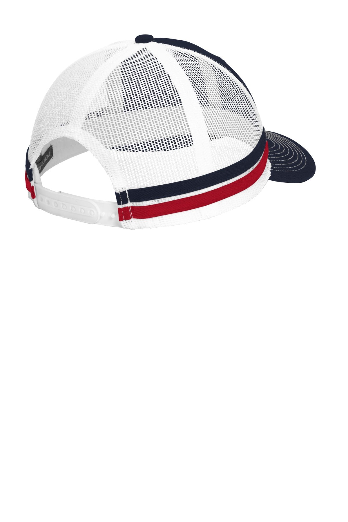 Port Authority ® Two-Stripe Snapback Trucker Cap