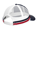 Port Authority ® Two-Stripe Snapback Trucker Cap