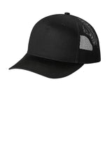 Port Authority® Snapback Five-Panel Trucker Cap