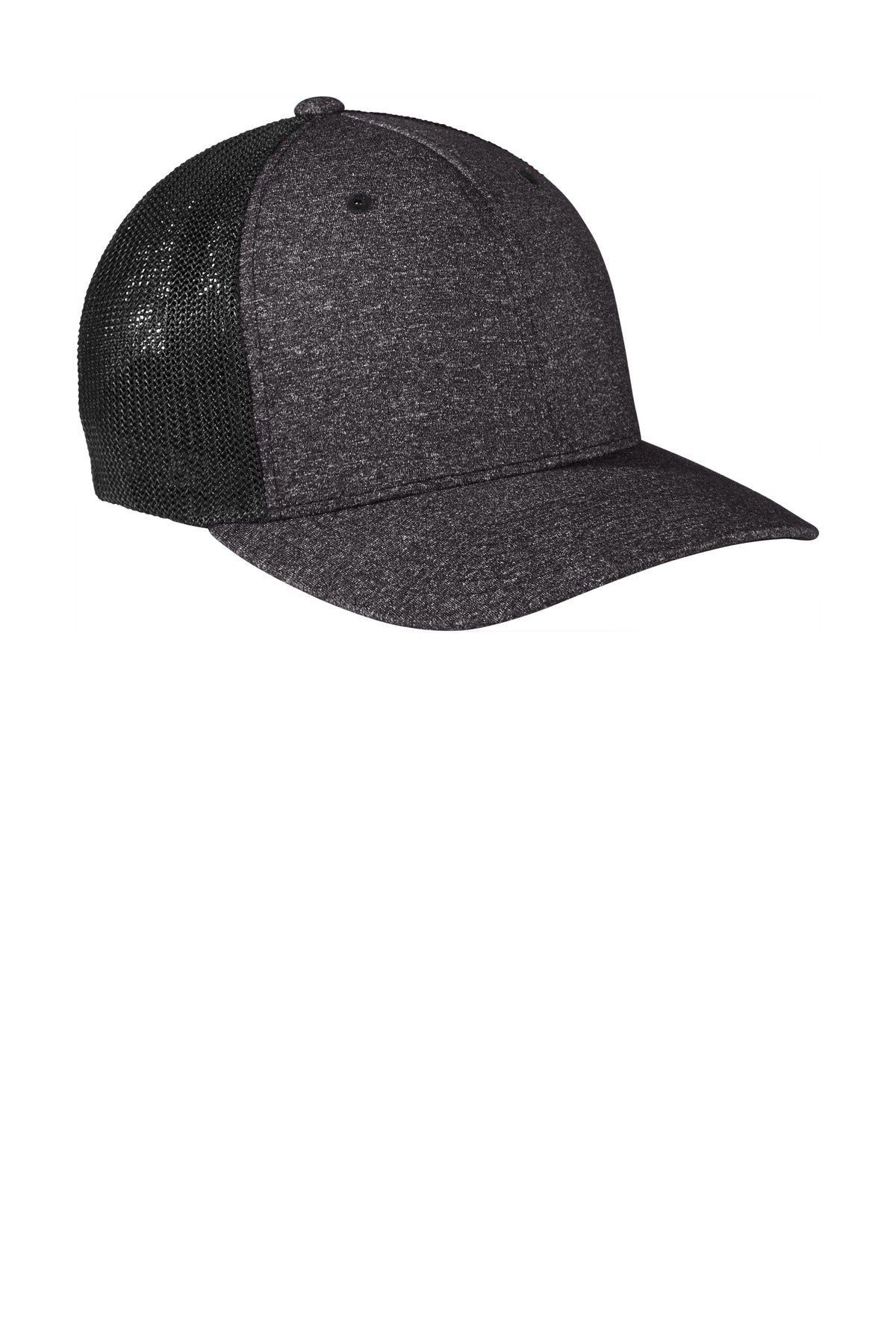 Port Authority ® Flexfit ® Melange Mesh Back Trucker Cap