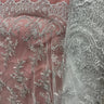 Embroidered Mesh Corded Bridal Lace