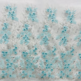 Beaded 3D Floral Lace Fabric 52" Wide