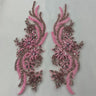 Crystal Rhinestone Floral Applique