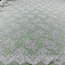 1 Yard Luxurious Beaded Lace Fabric Embroidered on Soft Polyester Net Mesh