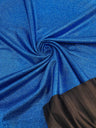 Stretch Shimmer Glitter Polyester Spandex Fabric - Shimmer Glitter, 58-60" Width (1 Yard)