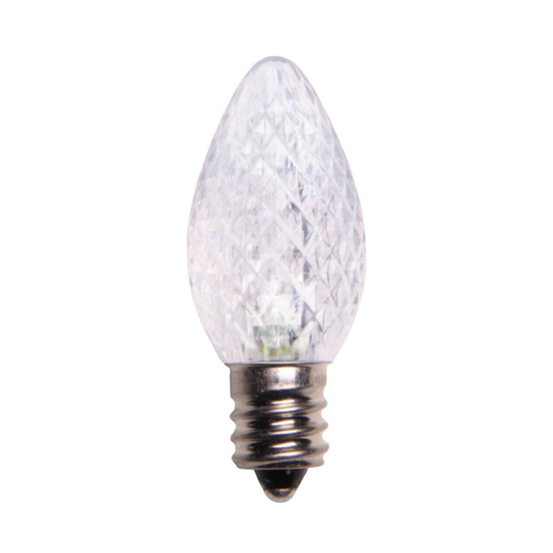 C7 Wonderful LED SMD Bulbs (25 bulbs/bag) - Faceted, Cool White