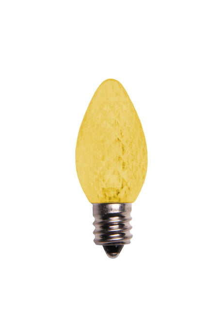 C7 Wonderful LED SMD Bulbs (25 bulbs/bag) - Faceted, Yellow