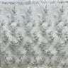 1 Yard Elegant Beaded Floral Lace Fabric Embroidered on 100% Polyester Net Mesh – Silver – 51"