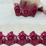 Floral Embroidered Mesh Lace Trim