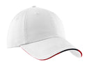 Sandwich Bill Cap with Striped Closure