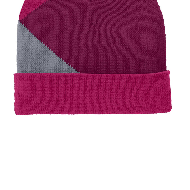 Port Authority® Cuffed Colorblock Beanie