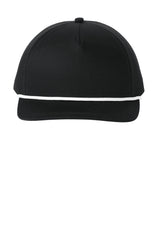 Port Authority® Snapback Five-Panel Rope Cap