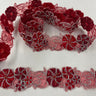 Beaded Corded Floral Lace Trim