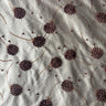 Carrie Silk Fabric - Embroidered Floral, 54" Width (1 Yard)