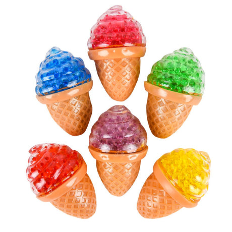 Squeezy Bead Ice Cream Cone (1 DZ)