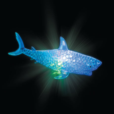 Light-Up Squeezy Bead Shark (12 Pc Display)