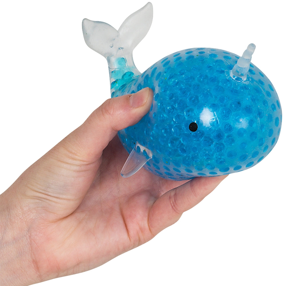 Light-Up Squeezy Bead Narwhal (12 PC Display)