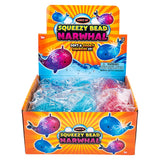 Light-Up Squeezy Bead Narwhal (12 PC Display)