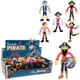 Bendable Pirate Display (24 Pc)