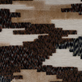 Cut Velvet Upholstery Fabric Cadiz Geometric Pattern