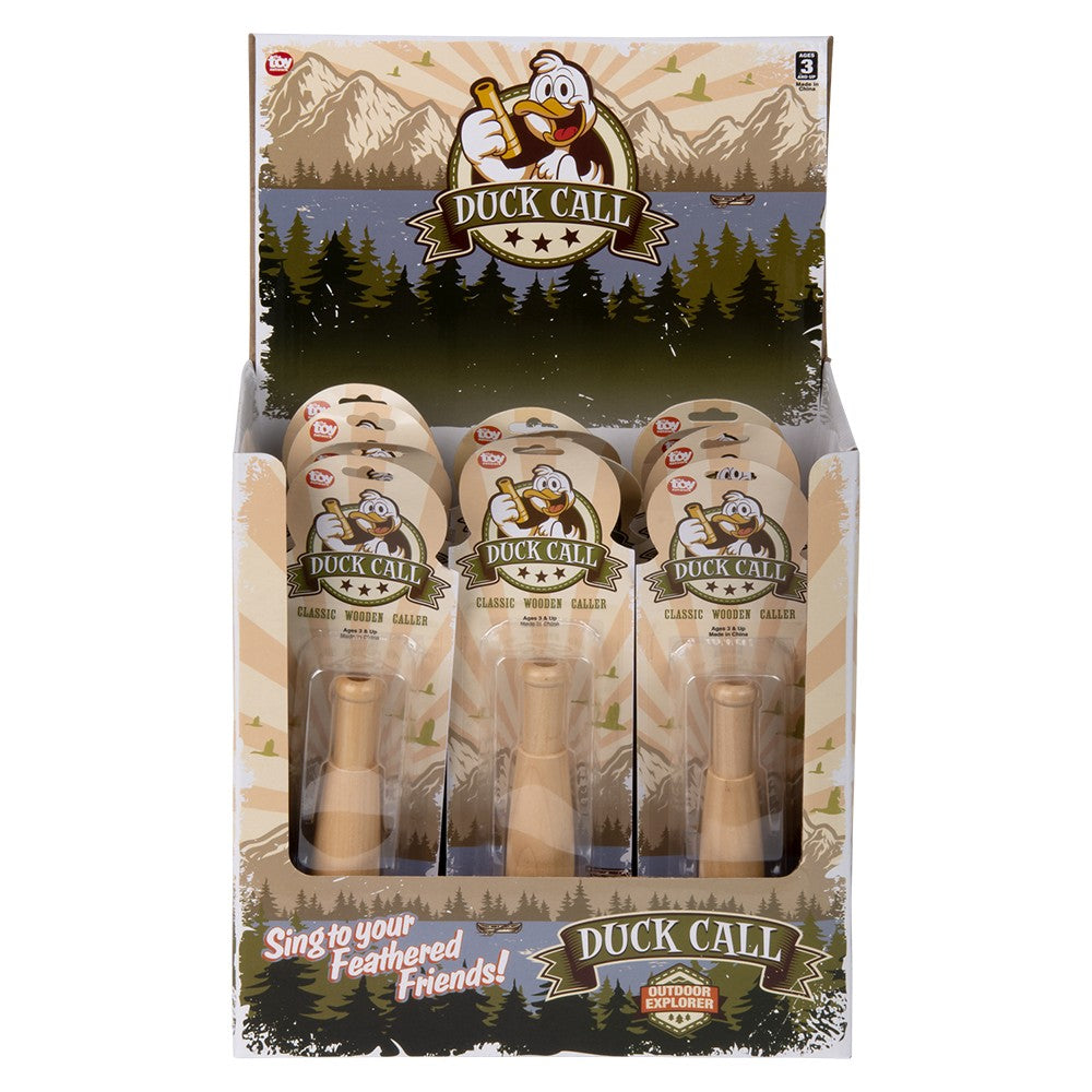 Wooden Duck Call Whistle (12 Pc Display)