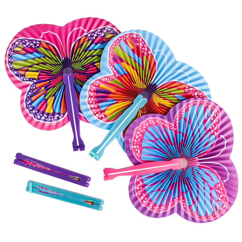 Butterfly Folding Fan (1 DZ)