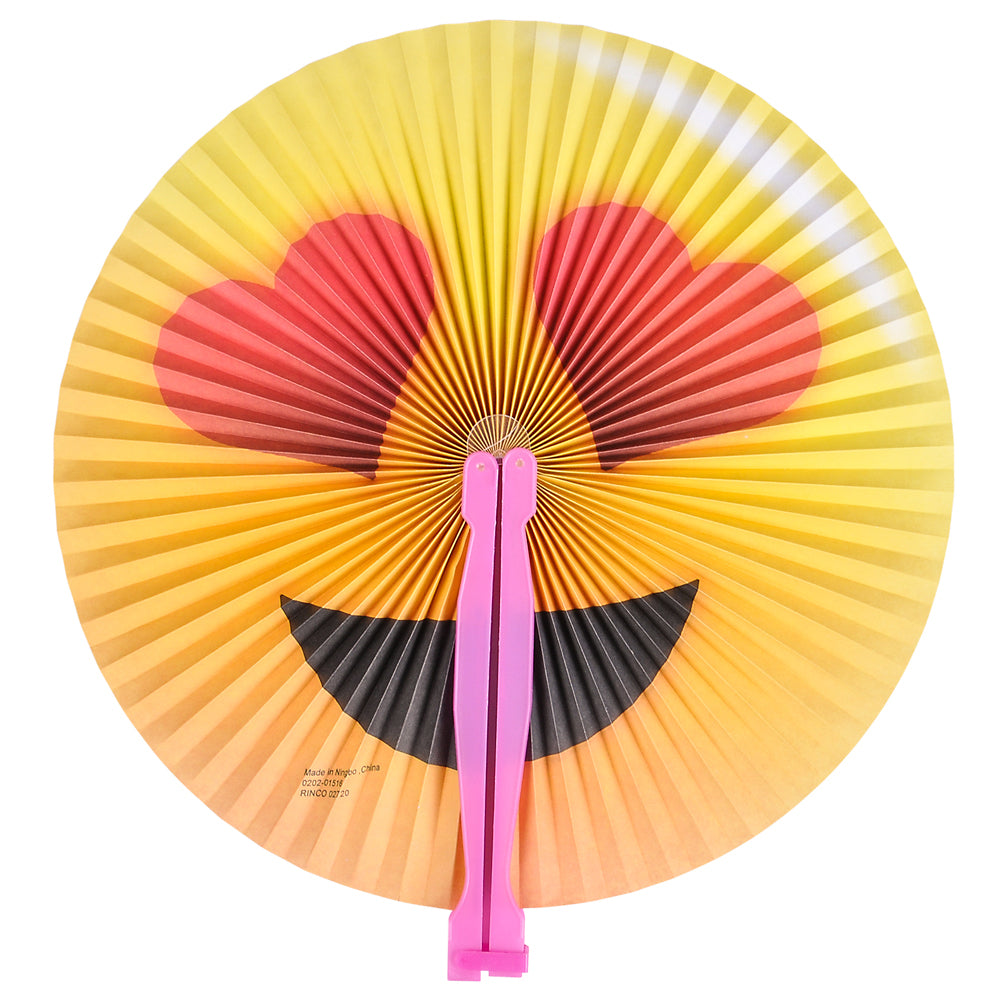 Emoticon Folding Fan (1 DZ)