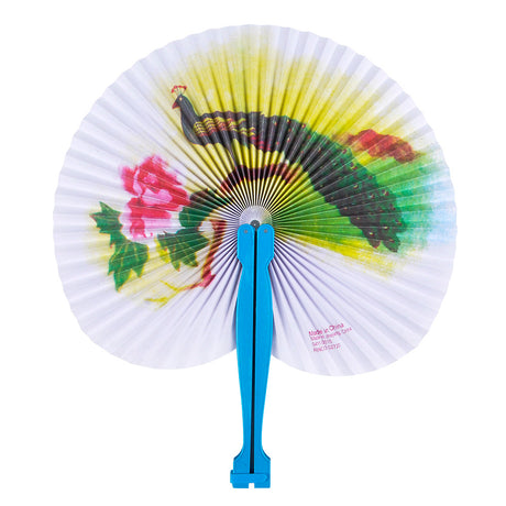 Folding Fan Paper Party Favors (1 DZ)