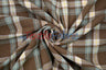 Plaid Flannel Fabric - 80 Percent Polyester 20 Percent Cotton, Plaid Pattern, 7 Oz, Soft Brushed Cotton Face (1 Yard)