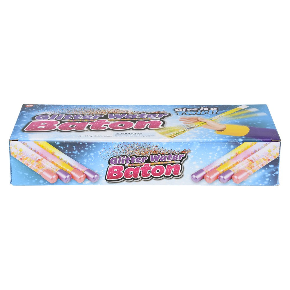 Glitter Water Baton (12 PC Display)