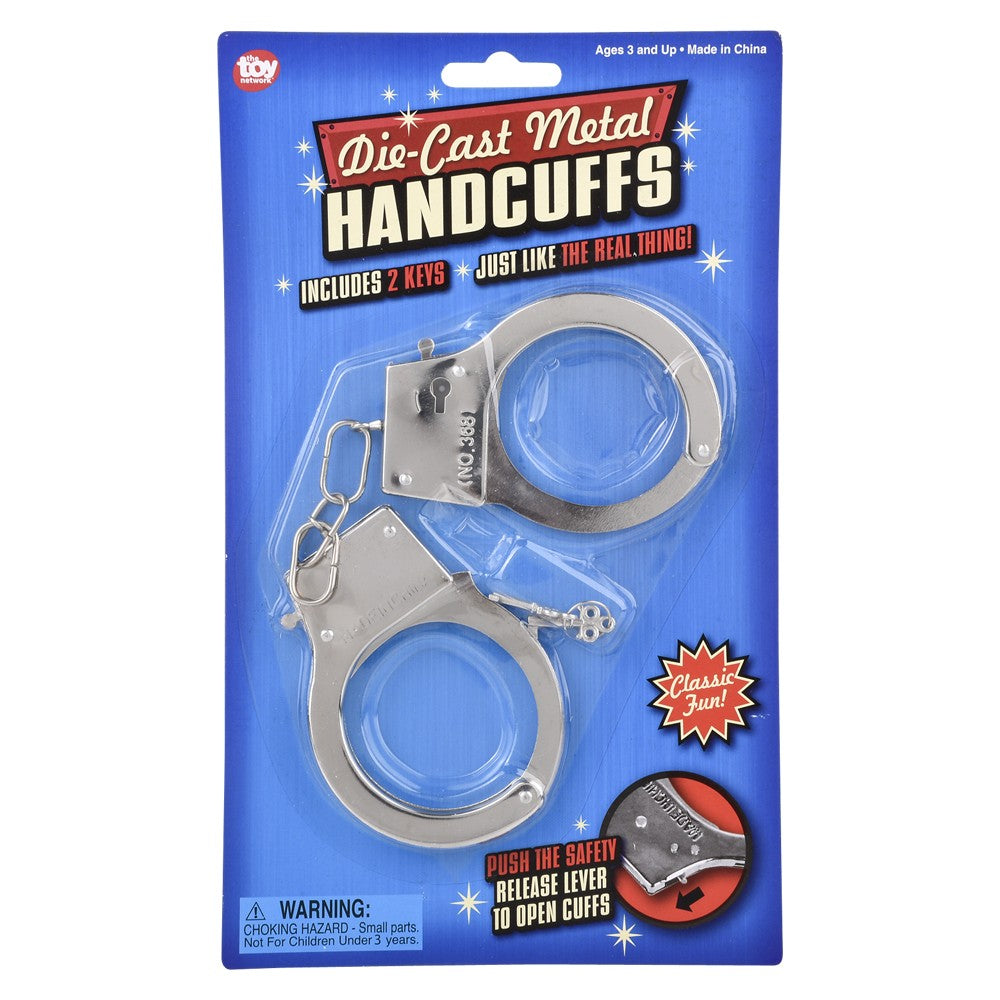 Die-Cast Metal Handcuffs (1 DZ)