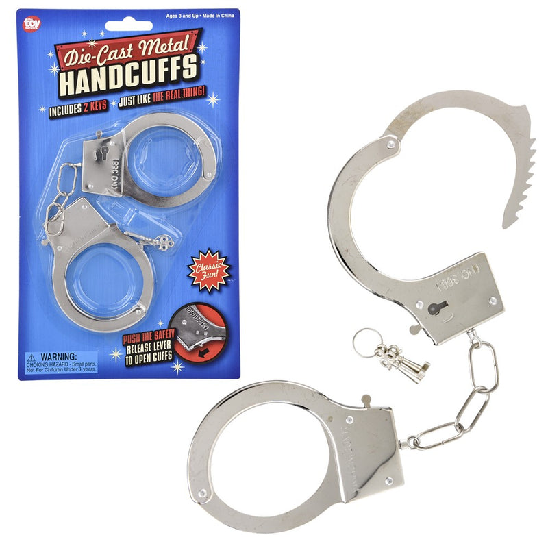Die-Cast Metal Handcuffs (1 DZ)