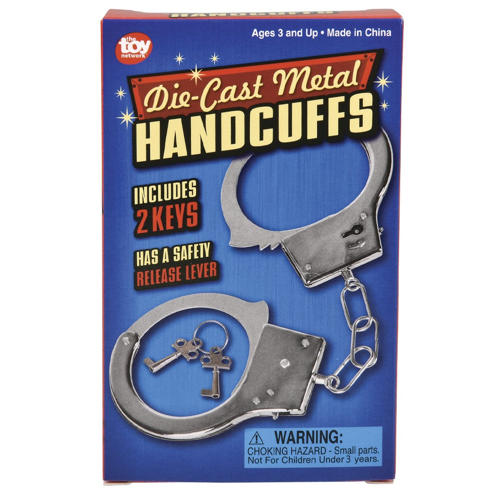 Die-Cast Metal Handcuffs Display Box (12 PC Display)