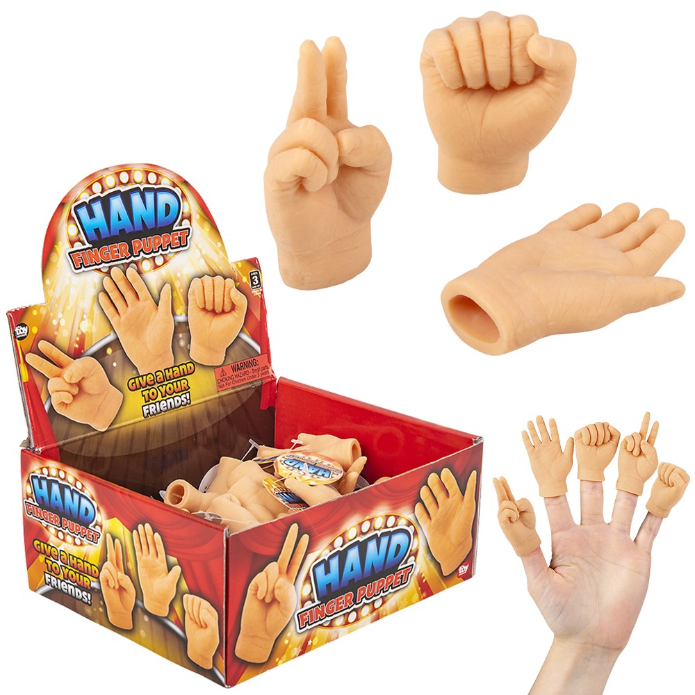 Hand Finger Puppet (72 pcs Display)