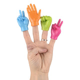 Neon Hand Finger Puppets 2.5"