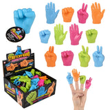 Neon Hand Finger Puppets 2.5"