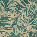 Tropical Woven Upholstery Fabric - Caicos Floral Leaf Pattern