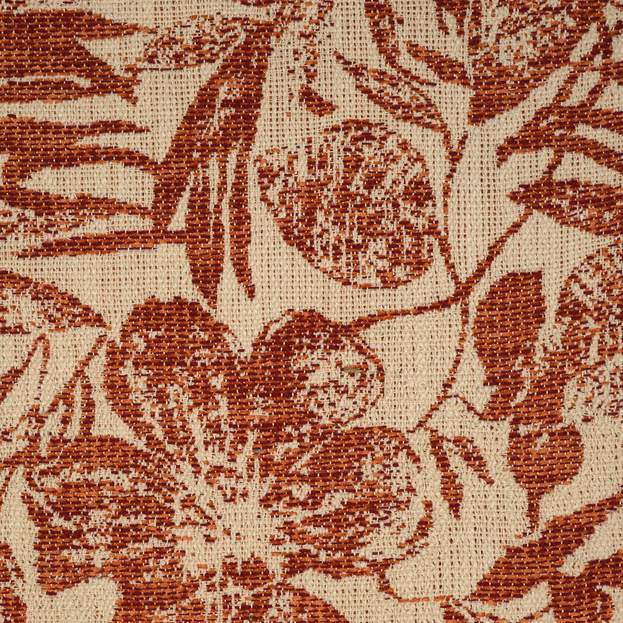 Tropical Woven Upholstery Fabric - Caicos Floral Leaf Pattern