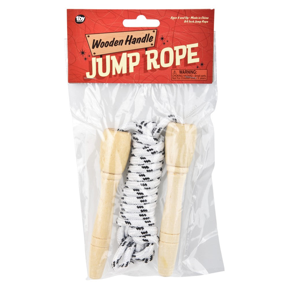 Jump Rope Wooden Handle 7 Ft (1 DZ)