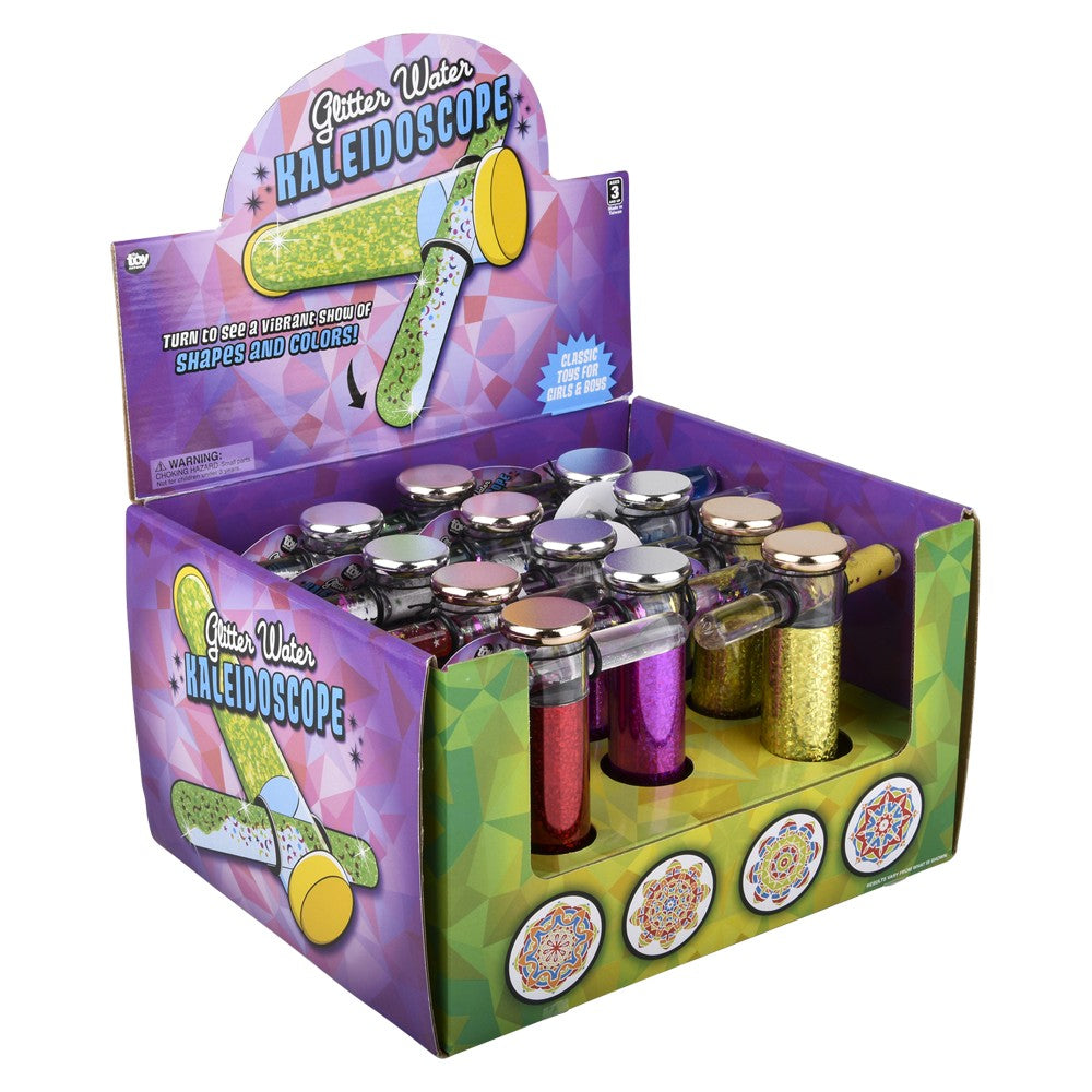Glitter Wand Kaleidoscope (12 Display)