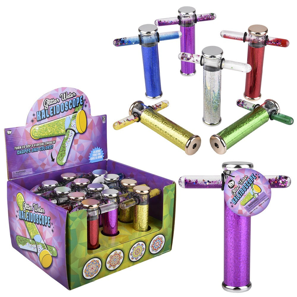 Glitter Wand Kaleidoscope (12 Display)