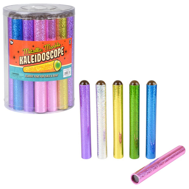 Kaleidoscope Metallic Marble (24 Pc Canister)